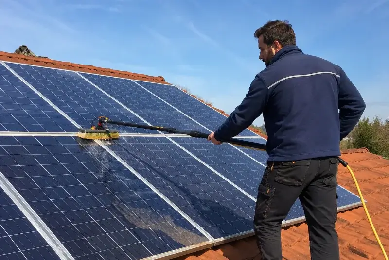 Nettoyage et entretien de panneaux solaires à Bassy